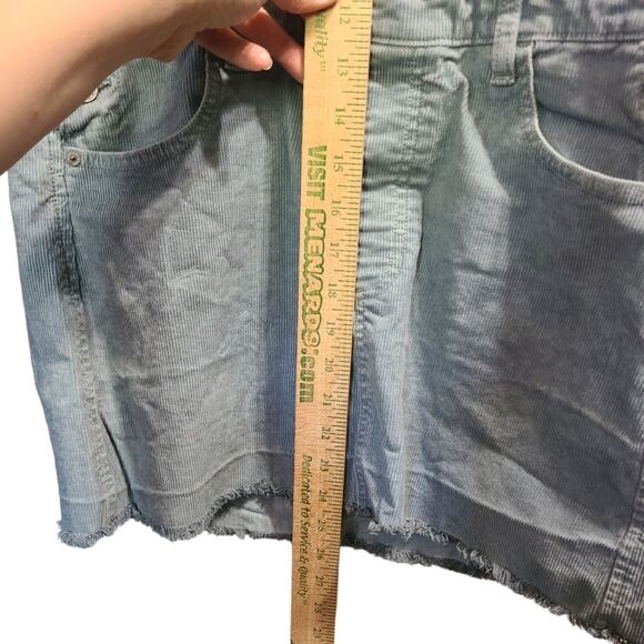 American eagle blue/grey corduroy overall skirt dress - Picture 4 of 8